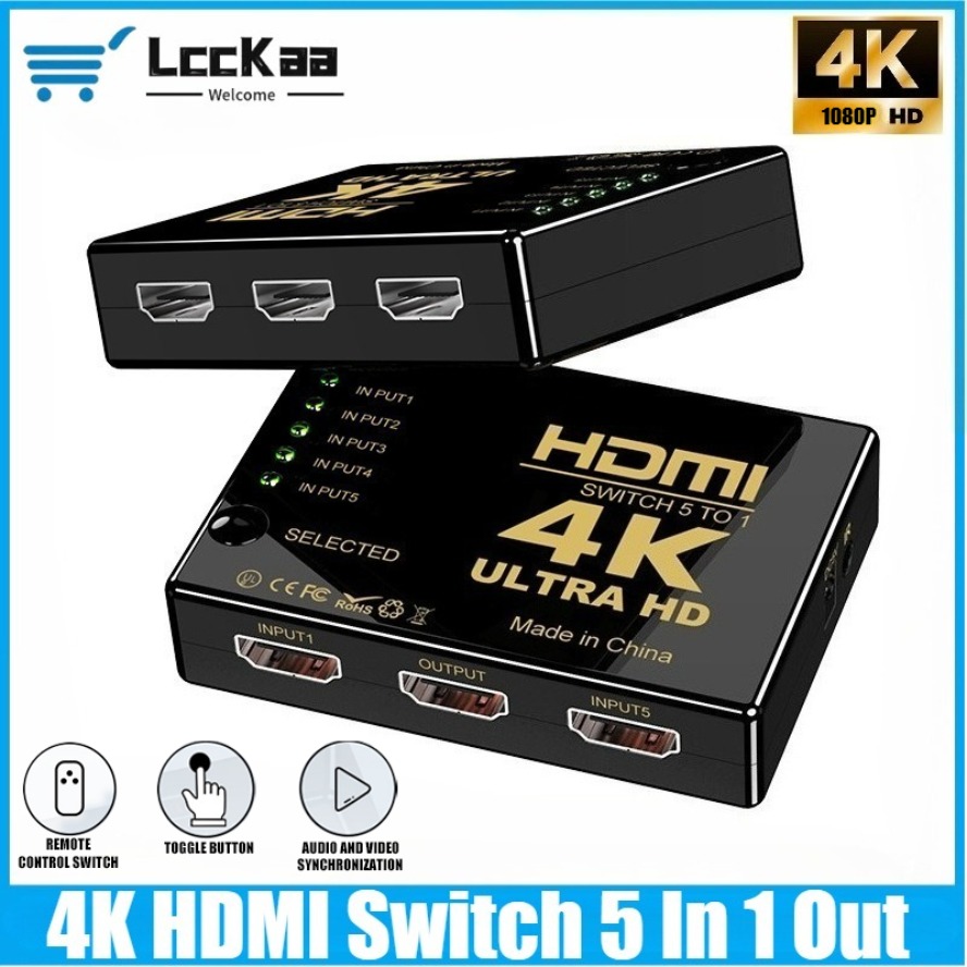 Esports Gaming Hub - 4K HDMI Switch 5 in 1