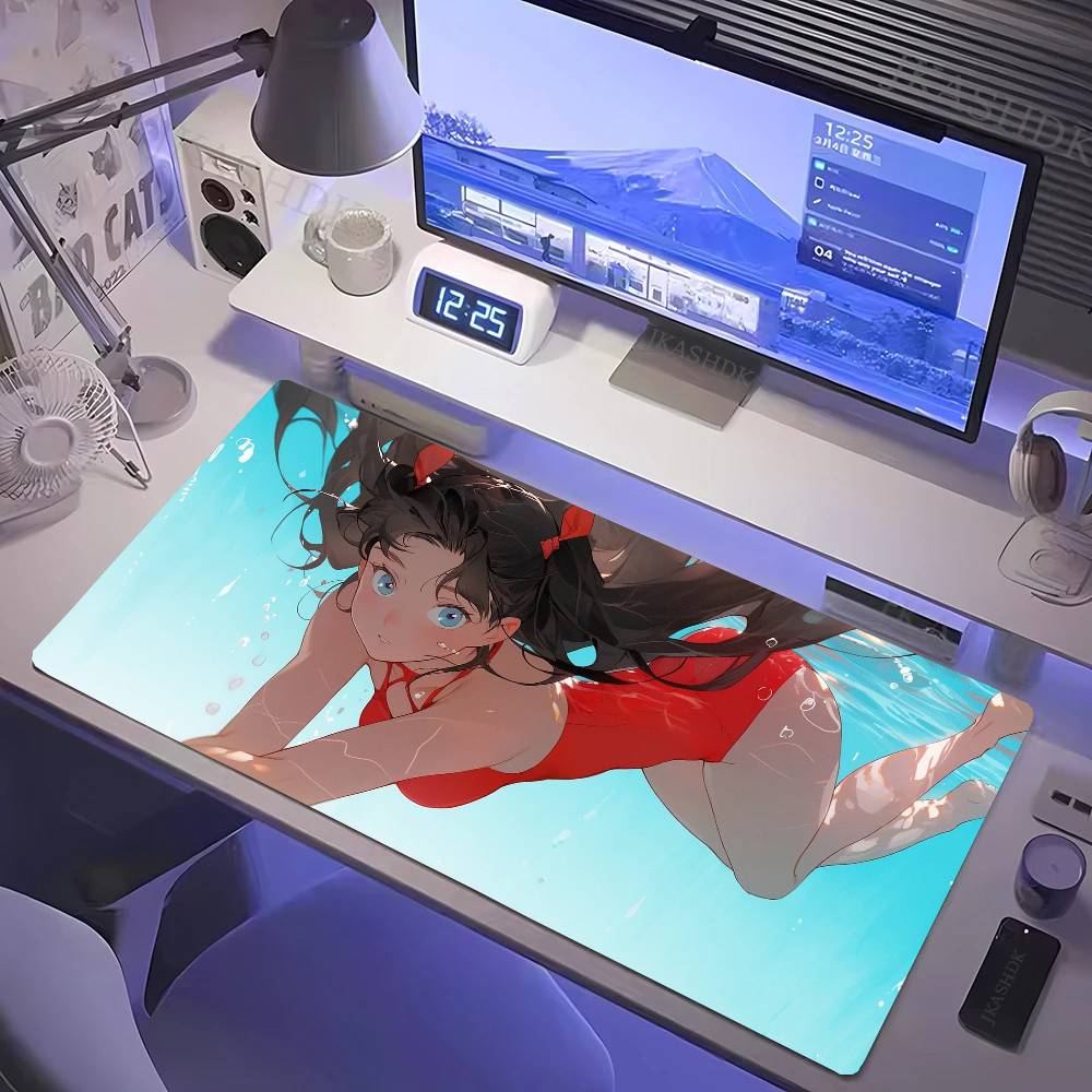 Esports Gaming Laptop - Tohsaka Rin Game Fate Mousepad Non-slip