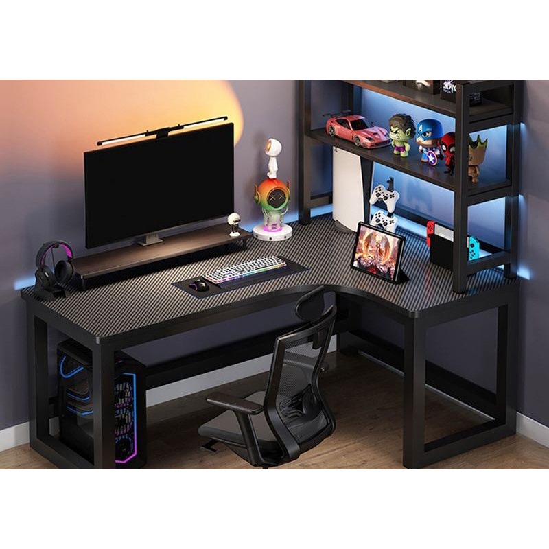 Esports Gaming School - L Shaped Corner Computer Gaming Desk