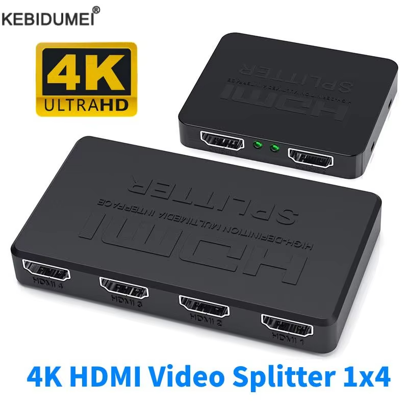 Esports Gaming Hub - 1 in 4 Out HDMI Splitter