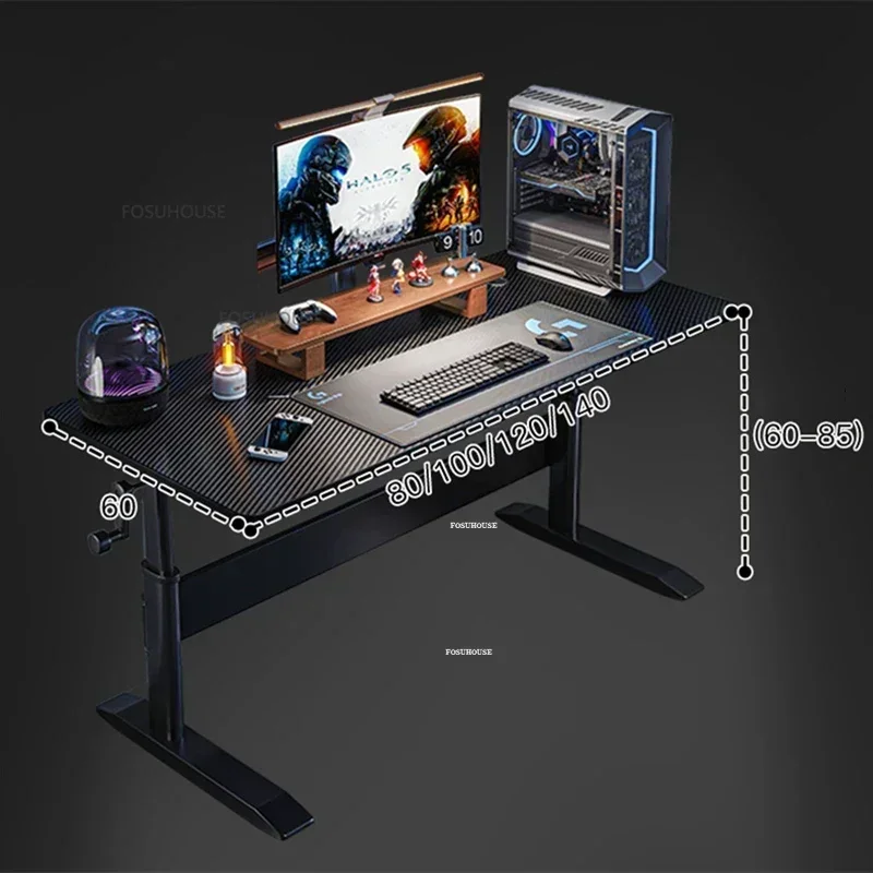 Esports Gaming School - #Adjustable Liftable Carbon Fiber Gaming Computer