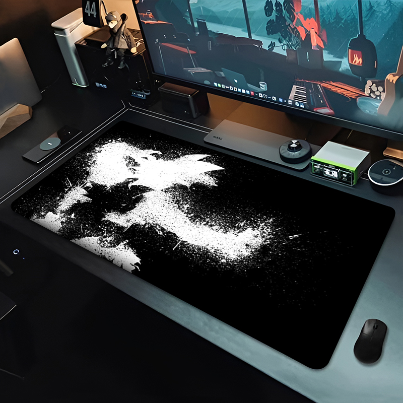 DBZ Black Anime Mouse Pad Drag - Esports Gaming Pc 评论和价格