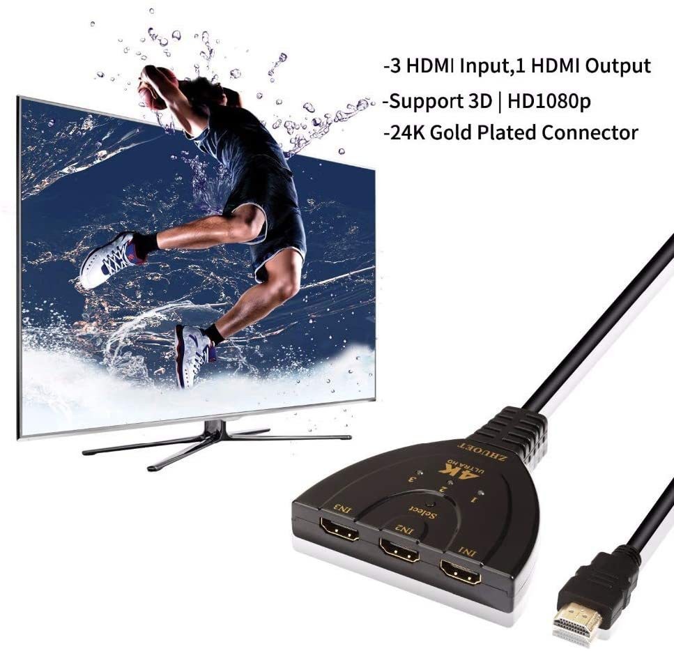 HDMI-Compatible Switch KVM Spl - Esports Gaming Hub 评论和价格
