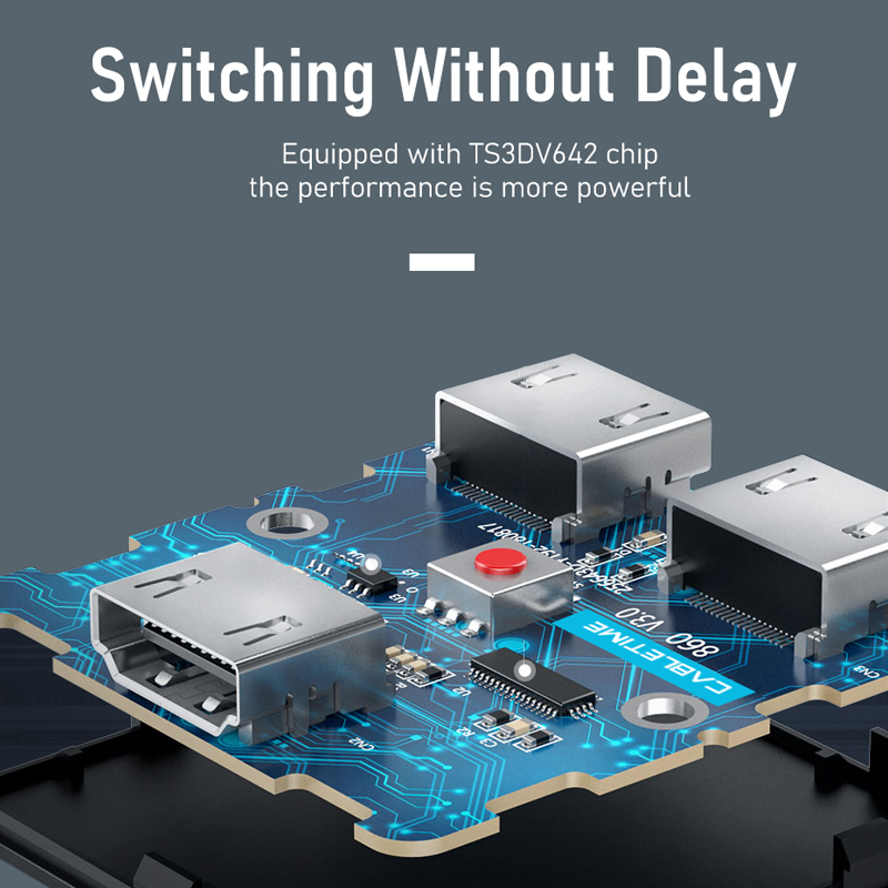 CABLETIME HDMI Switch Splitter - Esports Gaming Hub 评论和价格