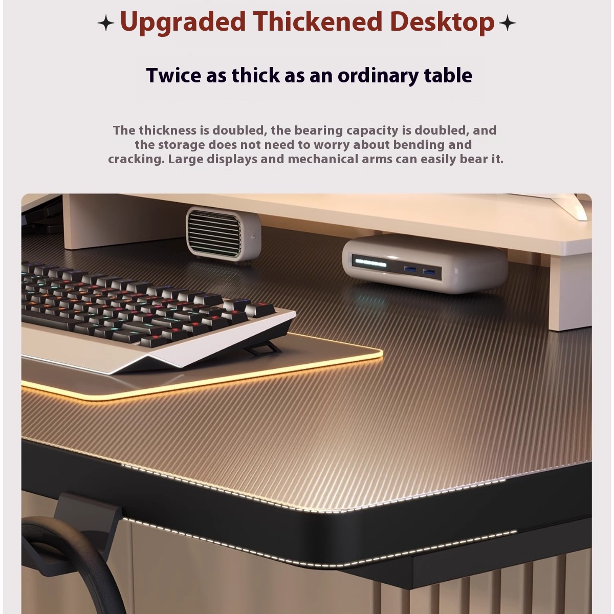 Home Office Computer Desk Smar - Esports Gaming School 评论和价格