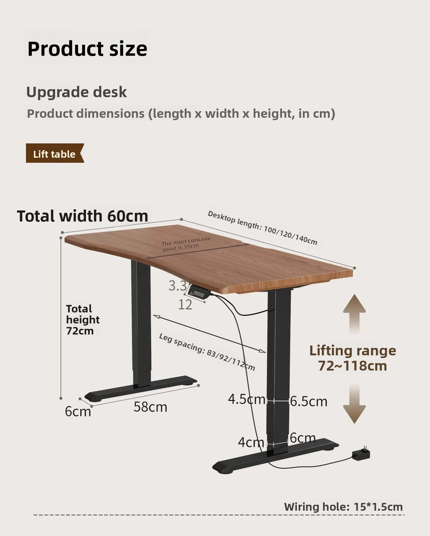 Height Adjustable Computer Des - Esports Gaming School 评论和价格