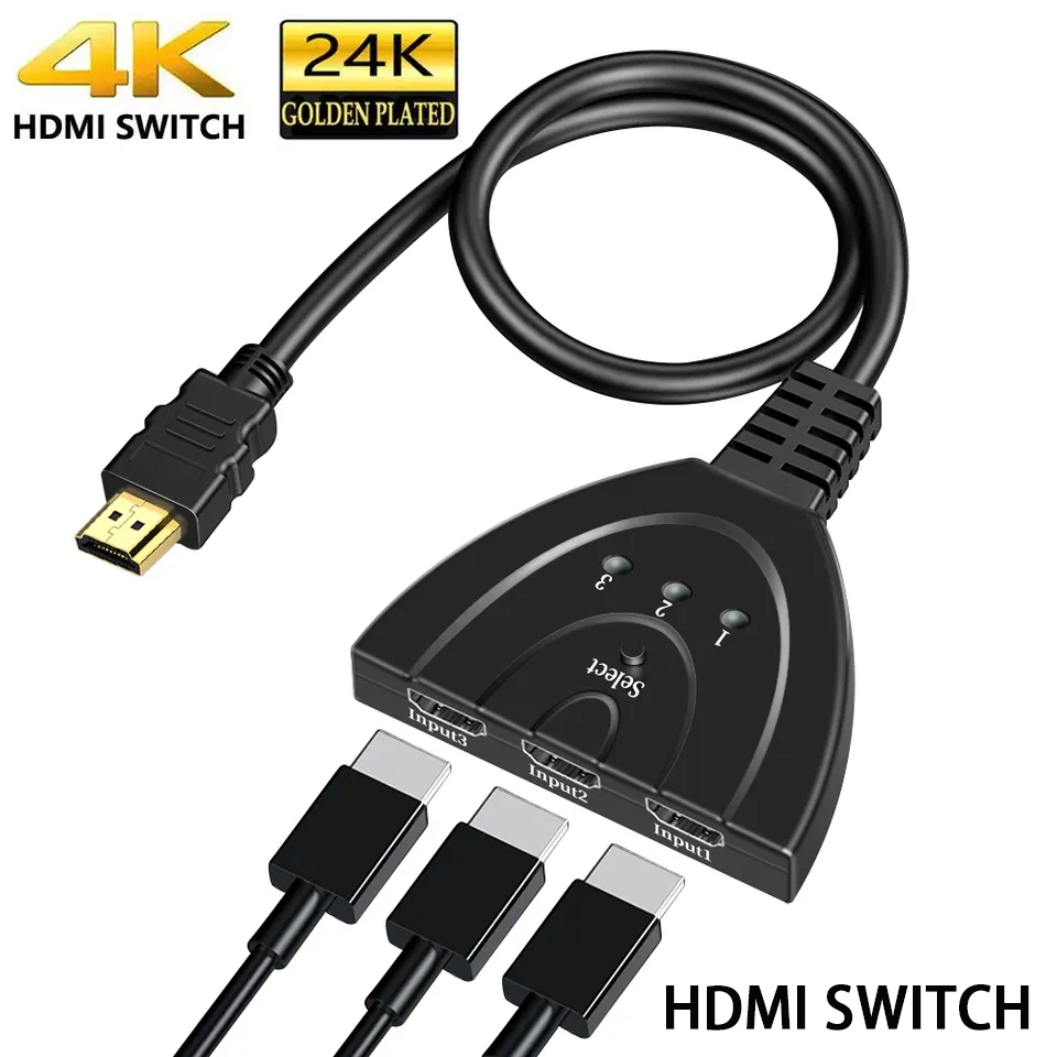 HDTV Switch 3 in 1 4k Splitter - Esports Gaming Hub 评论和价格