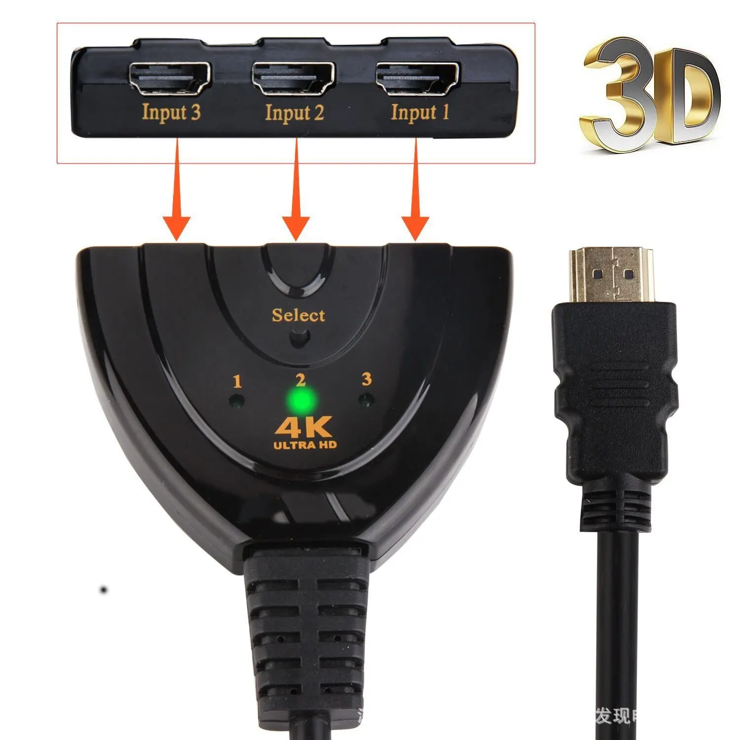 HDMI-compatible Switch 4K*2K 3 - Esports Gaming Hub 评论和价格